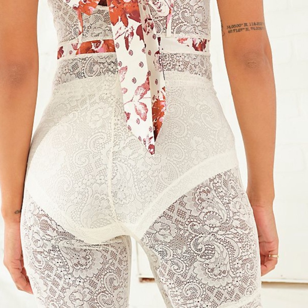 FREE PEOPLE INTIMATELY BIKE SHORT ONSIE IN IVORY - Picture 9 of 16